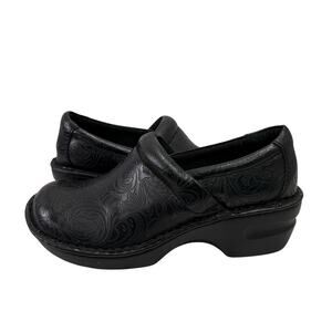 B.O.C. Women’s Clogs sz 7.5 Engraved Leather Comfort #25-MM